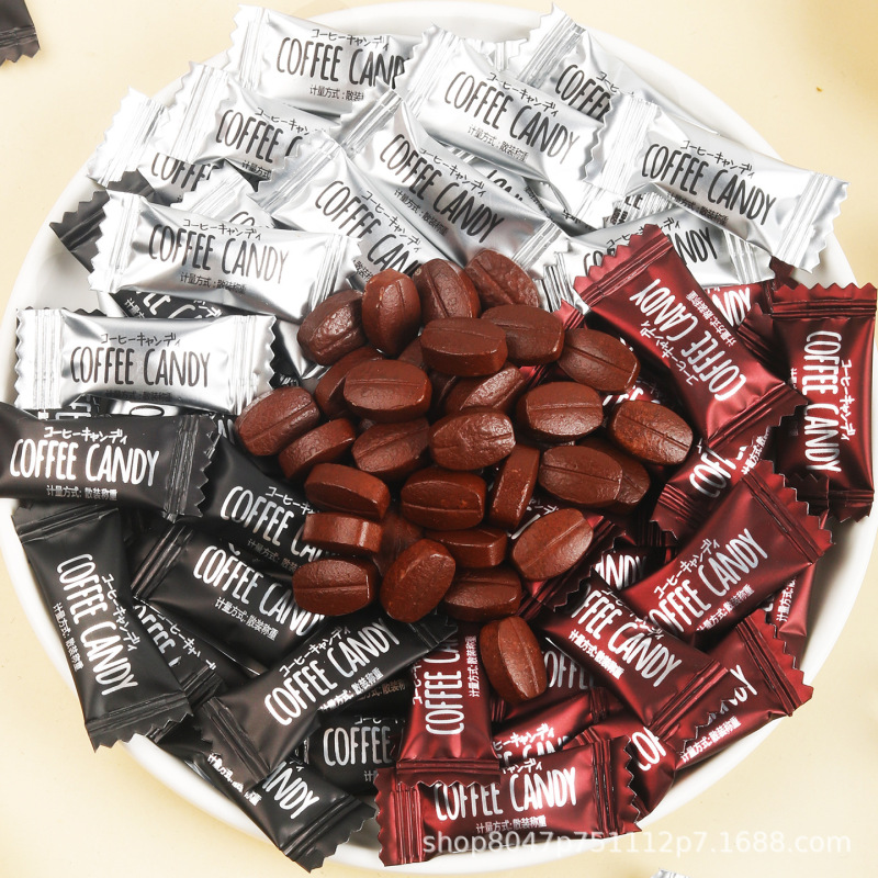 すぐに食べられるコーヒーシュガーチューイングエスプレッソ豆シュガーさわやかで眠気を防ぐ卸売コーヒーキャンディ個別包装|undefined