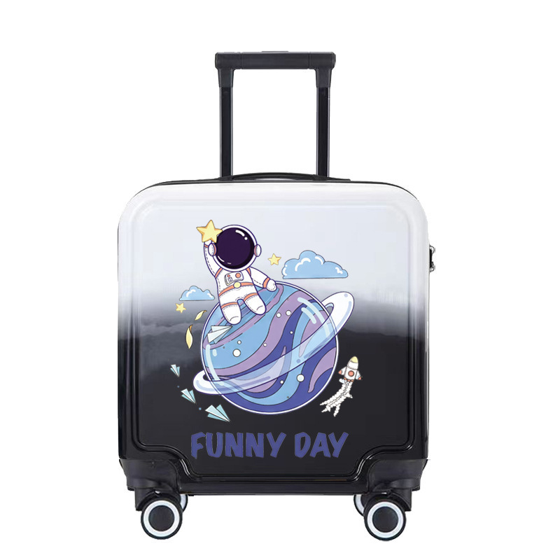 흑인과 백인 그라디언트 우주 비행사 달