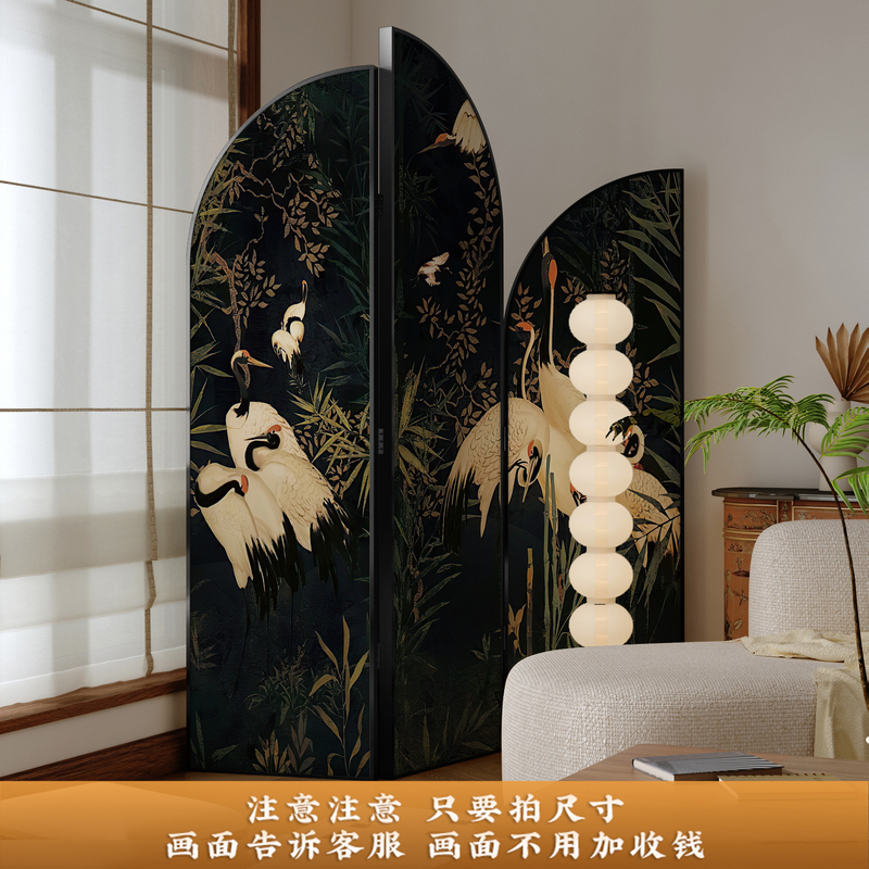 预售#铝合金金属 法式北欧轻奢屏风隔断KTV会所客厅酒店入户门装|undefined