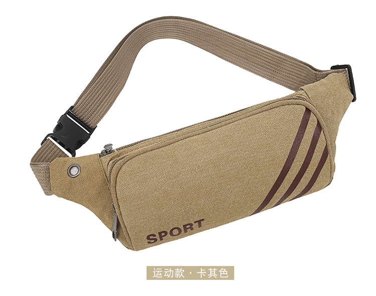 Outdoor Multi-Functional Running Wear-Resistant Fanny Pack Travel Portable Personal Casual Trend Mobile Phone Bag Ground Stall Source Chest Bag undefined