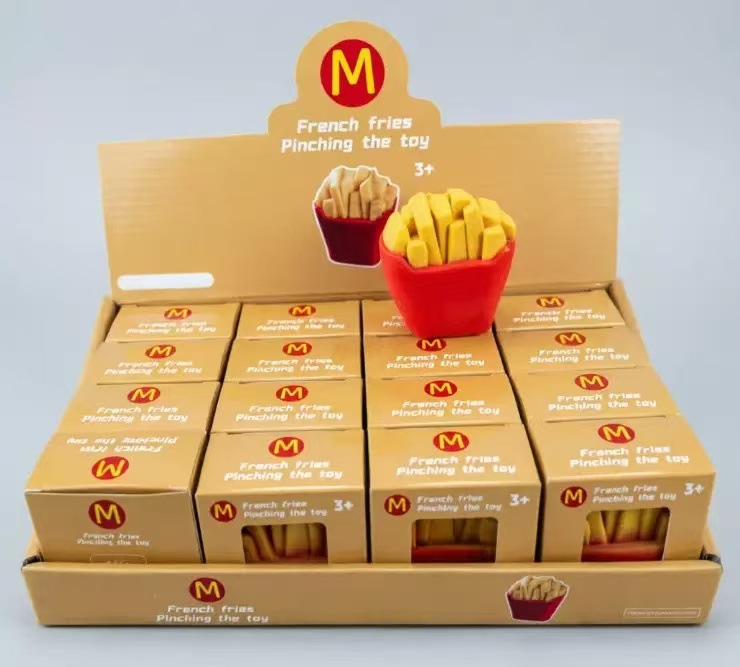 French fries [building block style] boxed