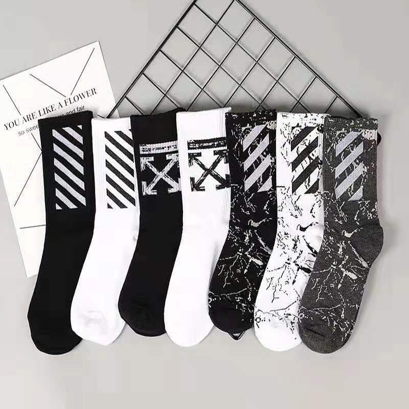 23 Spring and Summer Trendy Men's Street Hip-Hop Breathable Sweat-Absorbent Xx Stripesd Pattern Ins Japanese Style Versatile High Cotton Socks 23 Spring and Summer Trendy Men's Street Hip-Hop Breathable Sweat-Absorbent Xx Stripesd Pattern Ins Japanese Style Versatile High Cotton Socks