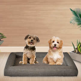 可真空压缩25D慢回弹海绵宠物窝回字型宠物沙发宠物垫狗窝