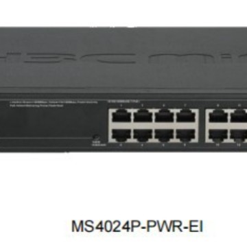 新华三（H3C）MS4024P-PWR-EI 24口千兆POE供电 安防监控交换机