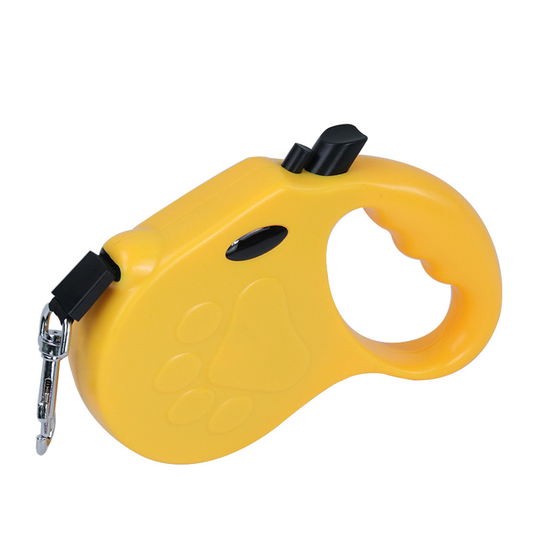 Fábrica en stock nuevas huellas 5M correa retráctil correa de perro duradera correa de perro retráctil al por mayor