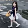 新款大童夏季不规则蓬蓬裙