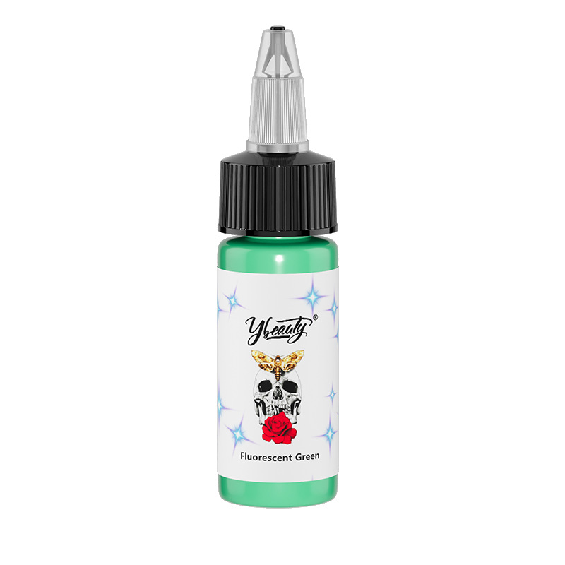 Tinta para tatuajes, pigmento de color para tatuajes 5ml/15ml, tinta fluorescente certificada por la FDA, certificación transfronteriza. image 28