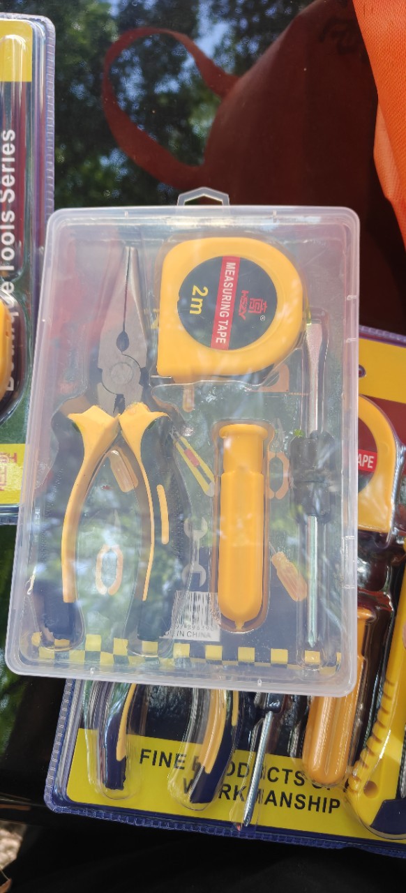 家用透明盒装工具套装维修工具 螺丝刀美工刀组合手动五金批发