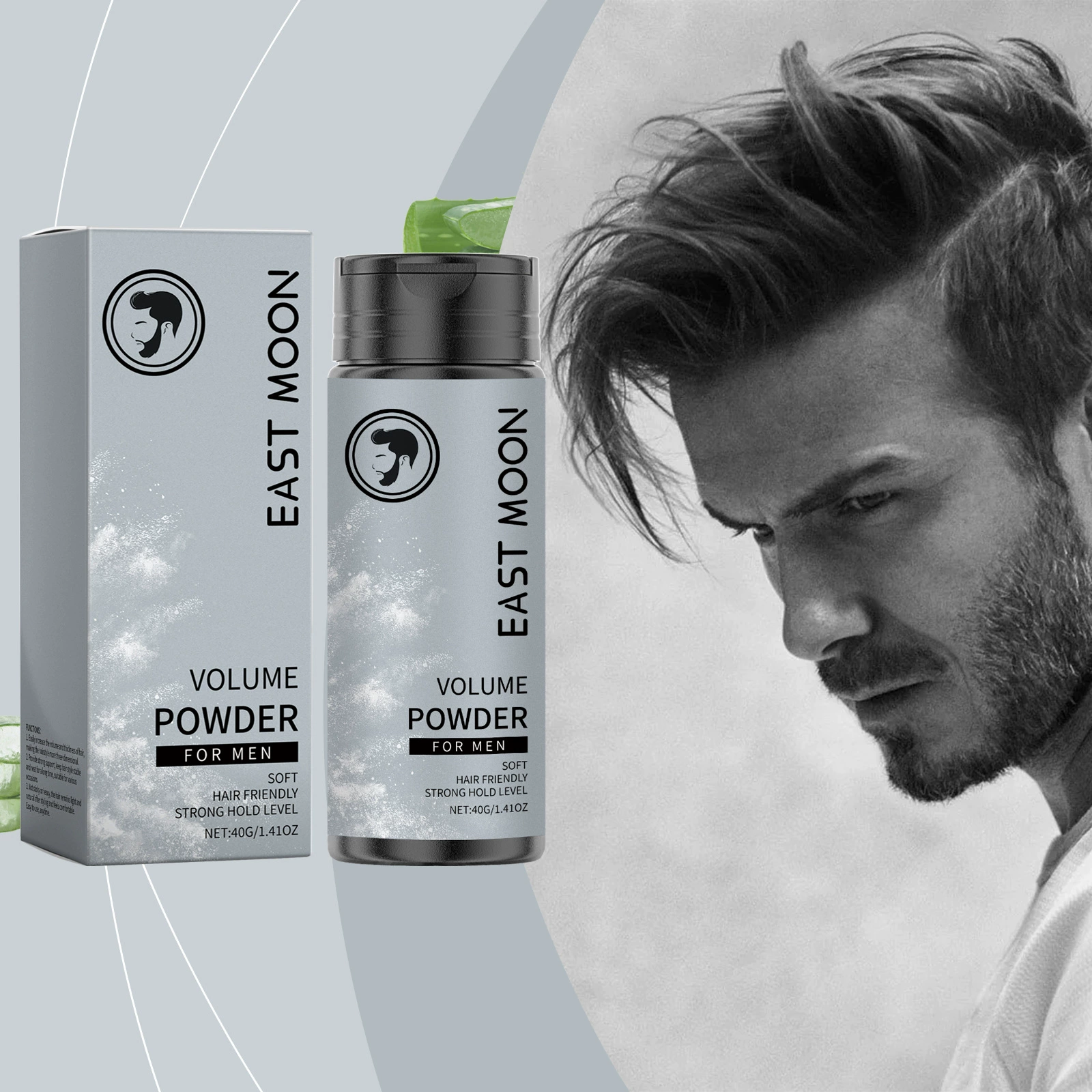 Мужская текстурирующая пудра для волос East Moon, несмываемая челка, удобная пушистая пудра для контроля жирности, пудра для укладки