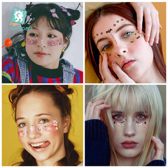 New Cross-Border Children's Halloween Tattoo Stickers European and American Face Party Waterproof Cartoon Tattoo Stickers Manufacturers Wholesale