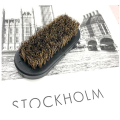 Cross-border new men's beard brush pig bristle cleaning care brush retro oil head styling cleaning tool beard comb