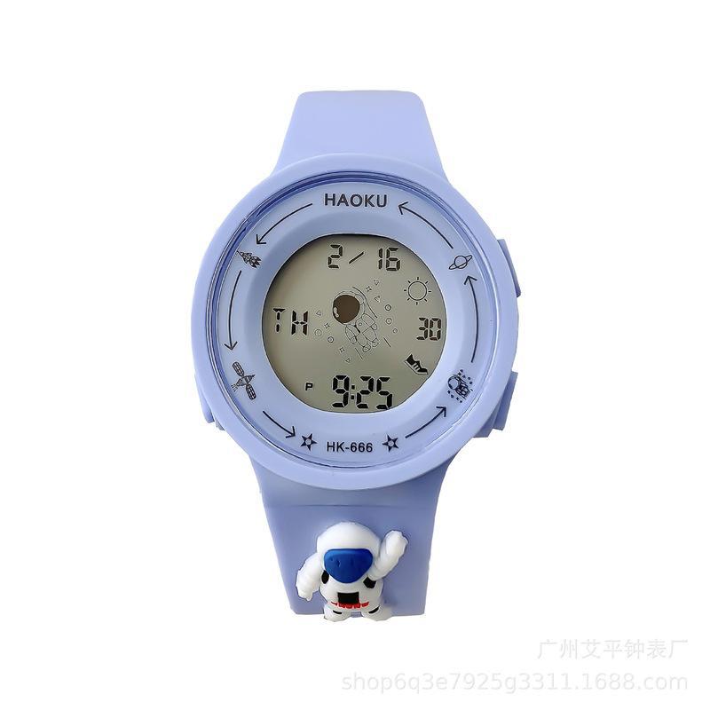Nuevo reloj de muñeca astronauta estudiante de secundaria femenina simple ins estilo universitario coreano deportes reloj impermeable niños