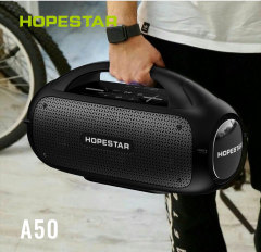 HOPESTAR-A50ハイパワーbluetoothスピーカーマイク付きk歌家庭ktv携帯防水2022