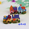 Country resin, house, flowerpot, decorations, jewelry, micro landscape, European style