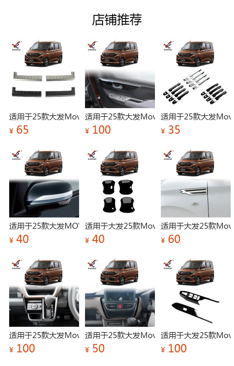 Suitable for Daihatsu 2025 Move Modified Welcome Pedal Side Door Stainless Steel Foot Pedal Guard