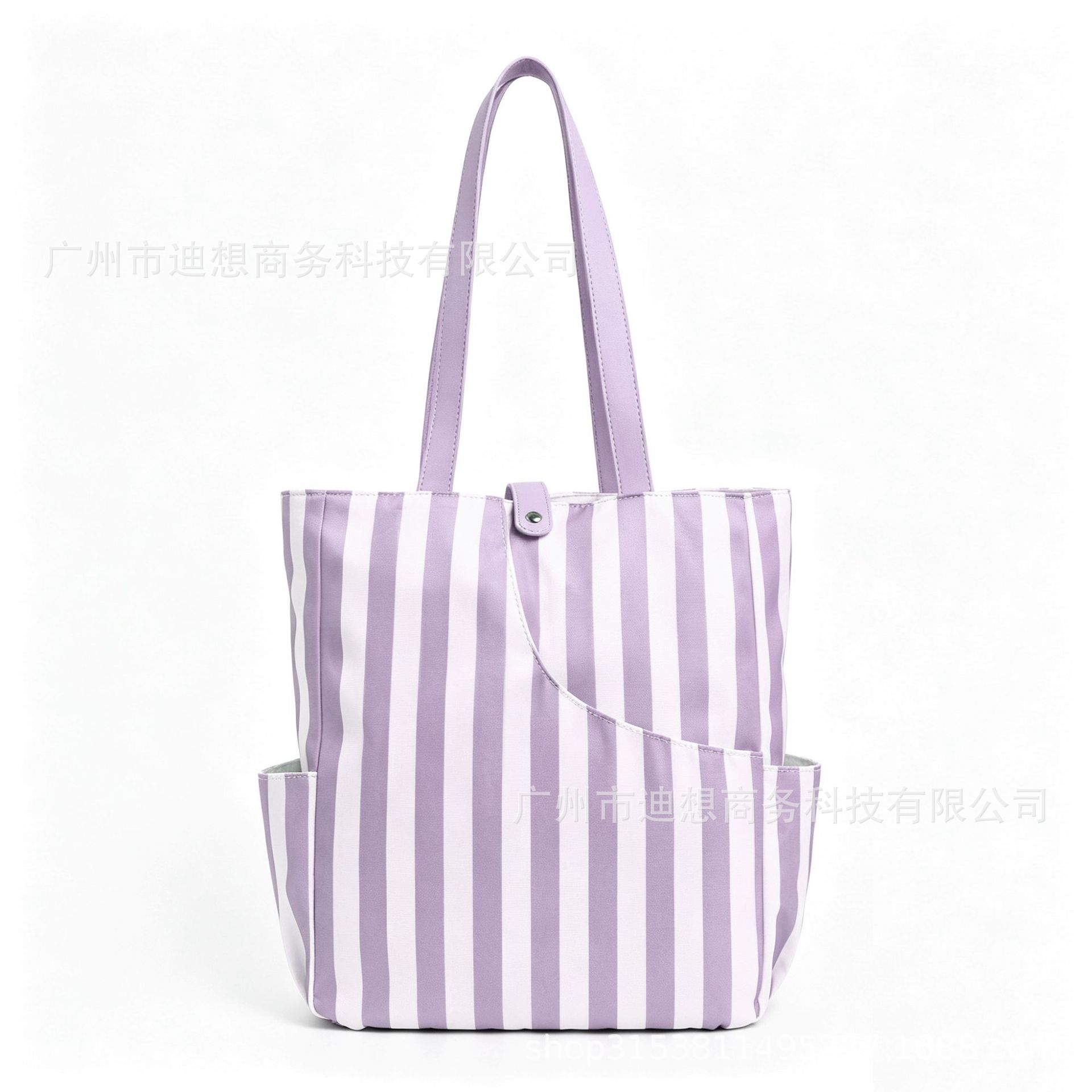 Purple pickleball racket bag, outdoor sports storage bag, stylish design, large capacity, suitable for women, can be carried as a backpack or shoulder bag, badminton racket bag