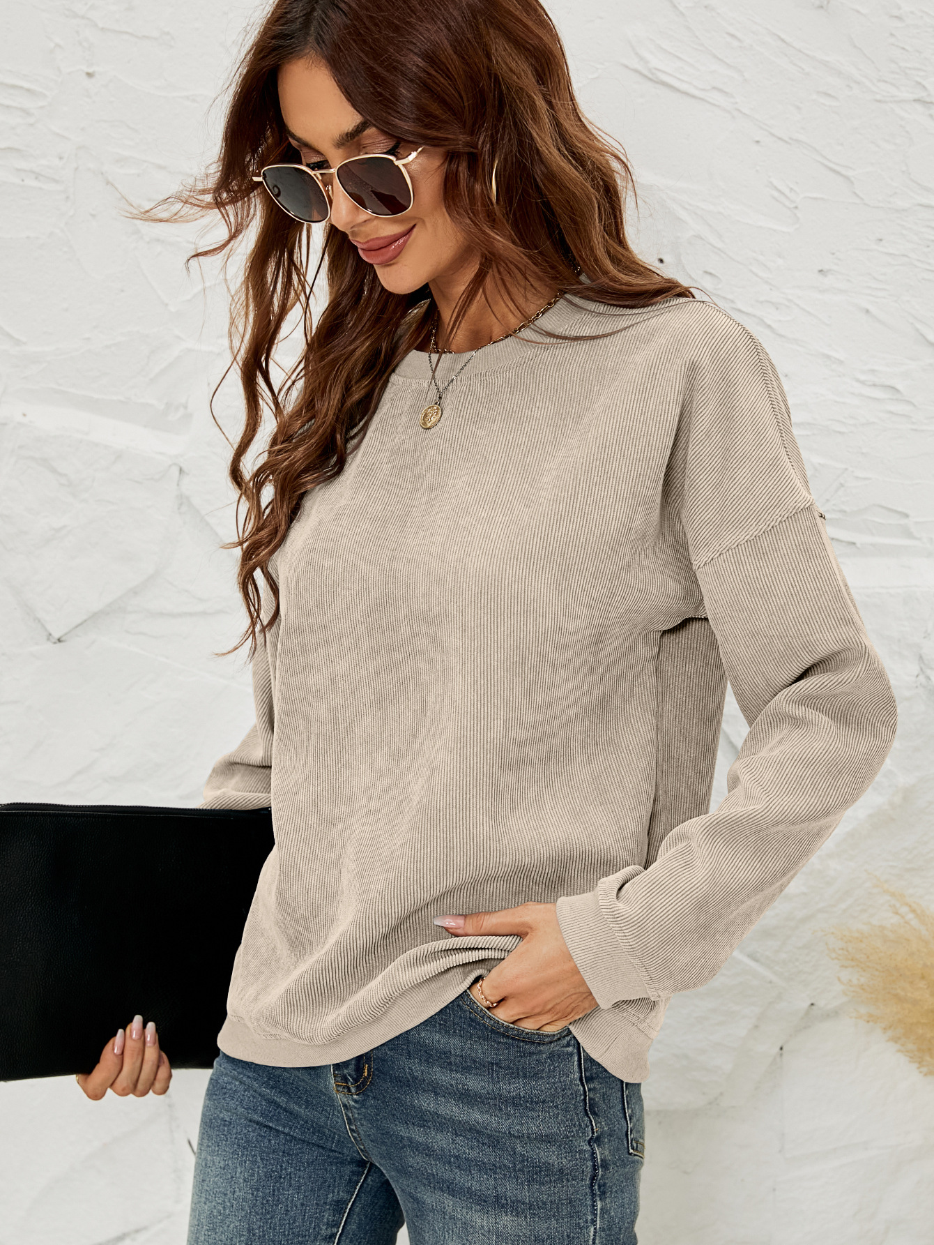 Women's Hoodie Long Sleeve Hoodies & Sweatshirts Casual Stripe display picture 5