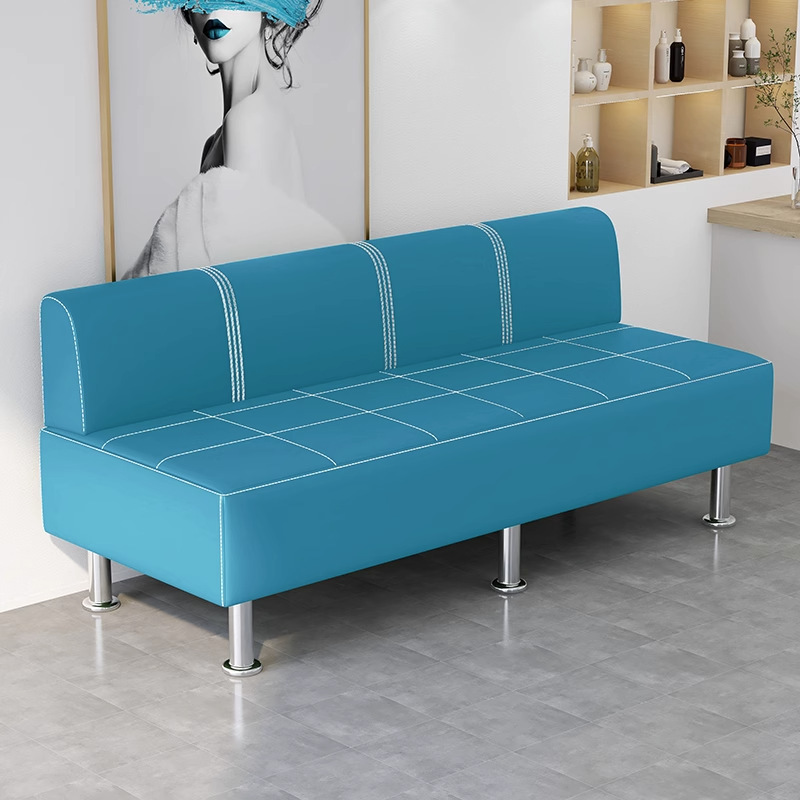 Fábrica directa salón de peluquería sofá salón de peluquería sofá de espera sofá salón de peluquería rojo invitados silla de espera image 10