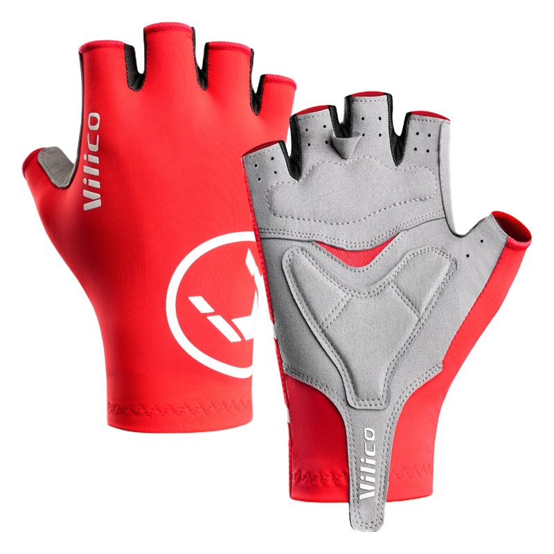 Guantes de ciclismo para hombre, guantes de verano para bicicleta de carretera, nuevos guantes de medio dedo para bicicleta, absorbentes de golpes, transpirables, resistentes al desgaste, equipo de protección para deportes al aire libre para mujer