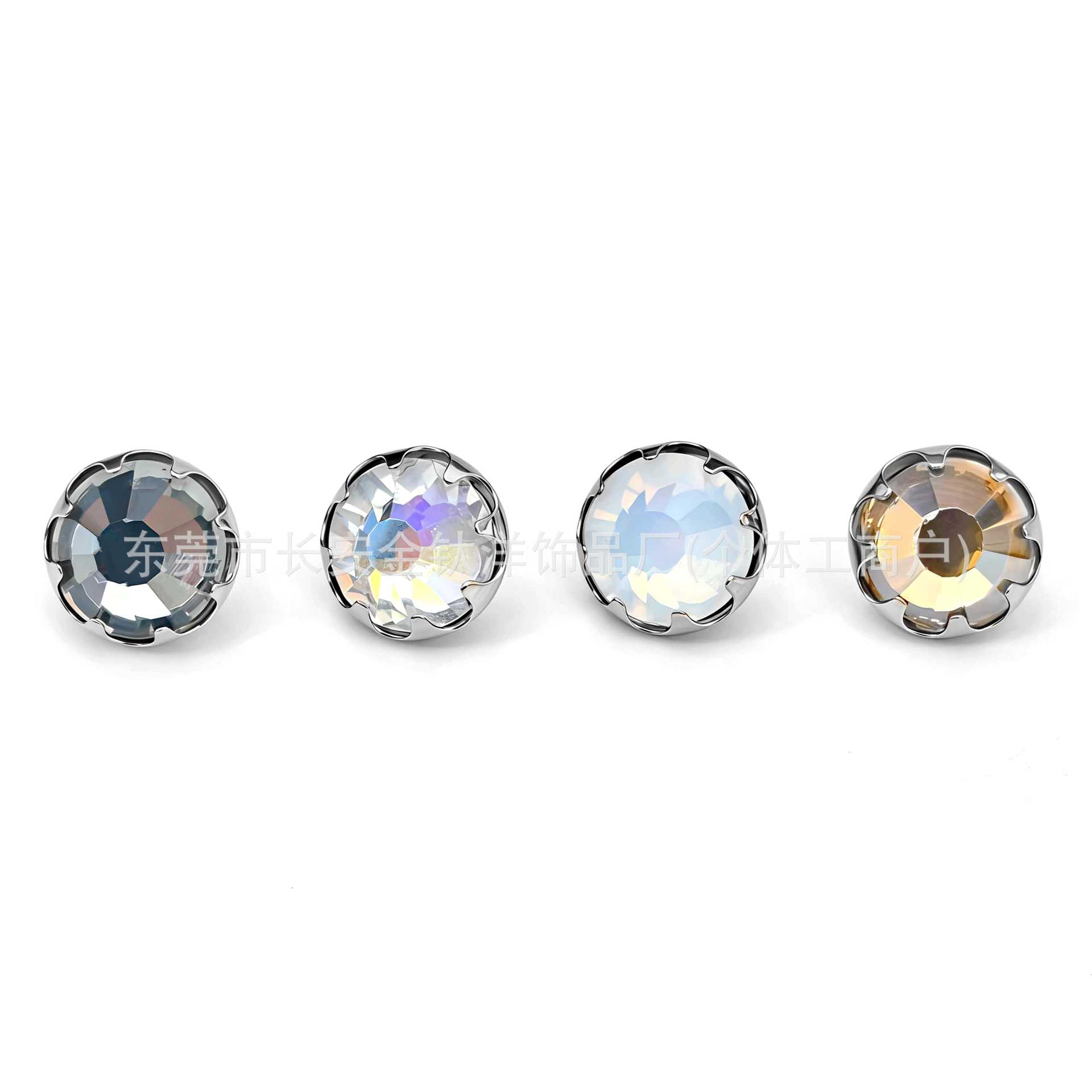 Labret piercing jewelry detail image