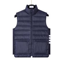 TB女士冬季新款羽绒马甲男女同款侧边腰间四杠拼接羽绒马甲