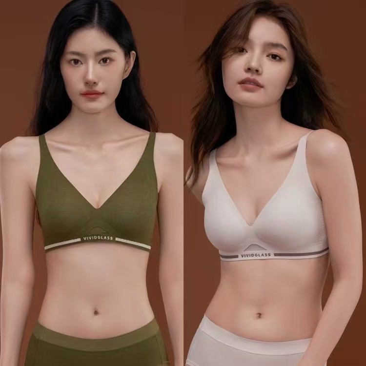 Venta directa de fábrica comercio electrónico transfronterizo Sudeste de Asia Vietnam Tailandia damas sin costuras sujetador de recogida lateral cómodo