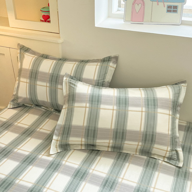 2025 New Pure Cotton Pillowcases 100% Cotton Pair 48X74Cm Pillowcases for Home Large Men's Whole Core Leather