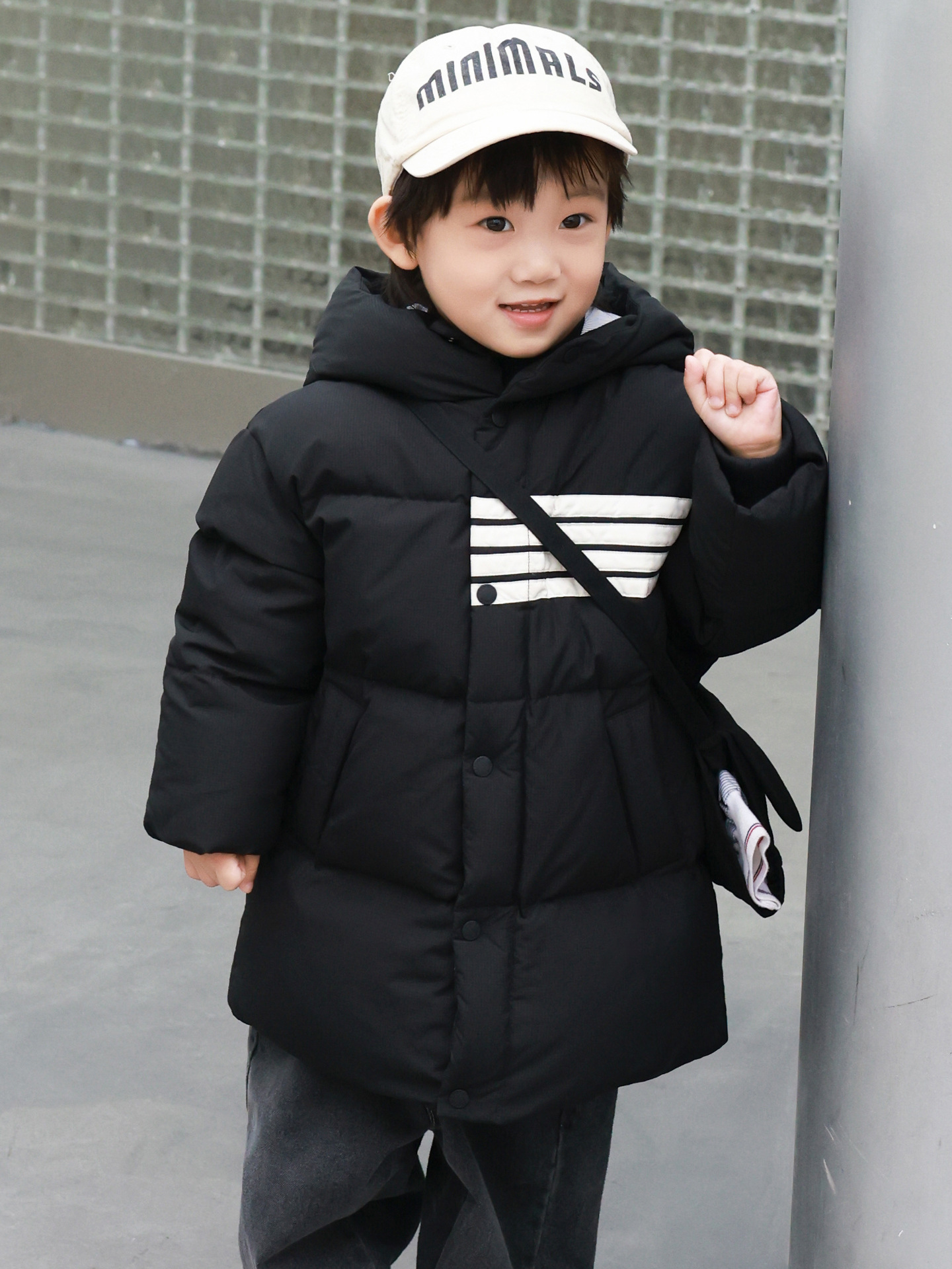 Children's demi-season down jacket for boys