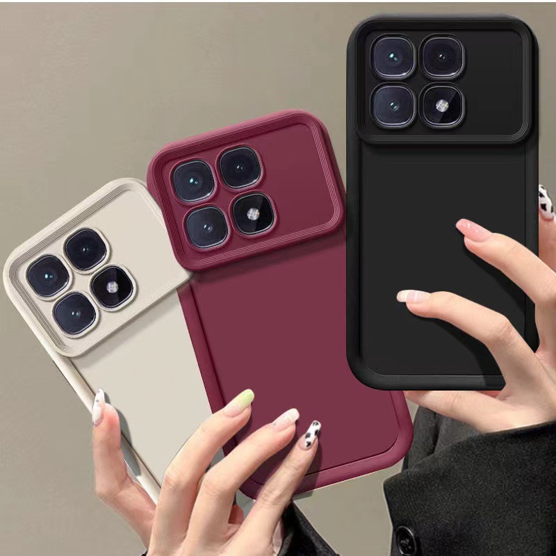 适用红米k60/70/80手机壳小米15ultra软壳note13pro全包13保护套