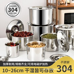 調味料瓶、極厚ラード瓶、蓋付き味カップ、キッチン調味料ボックス、304ステンレス鋼食品グレードバーベキュー