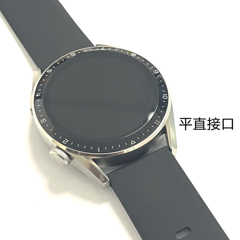 Brazalete de reloj inteligente de silicona 22mm para orejas rápidas de desmontaje para Huawei Samsung 20mm