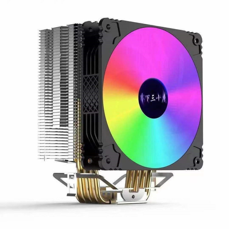 推荐XRV400 4铜管 cpu散热器主机风扇铜管1155amd台式电脑AM