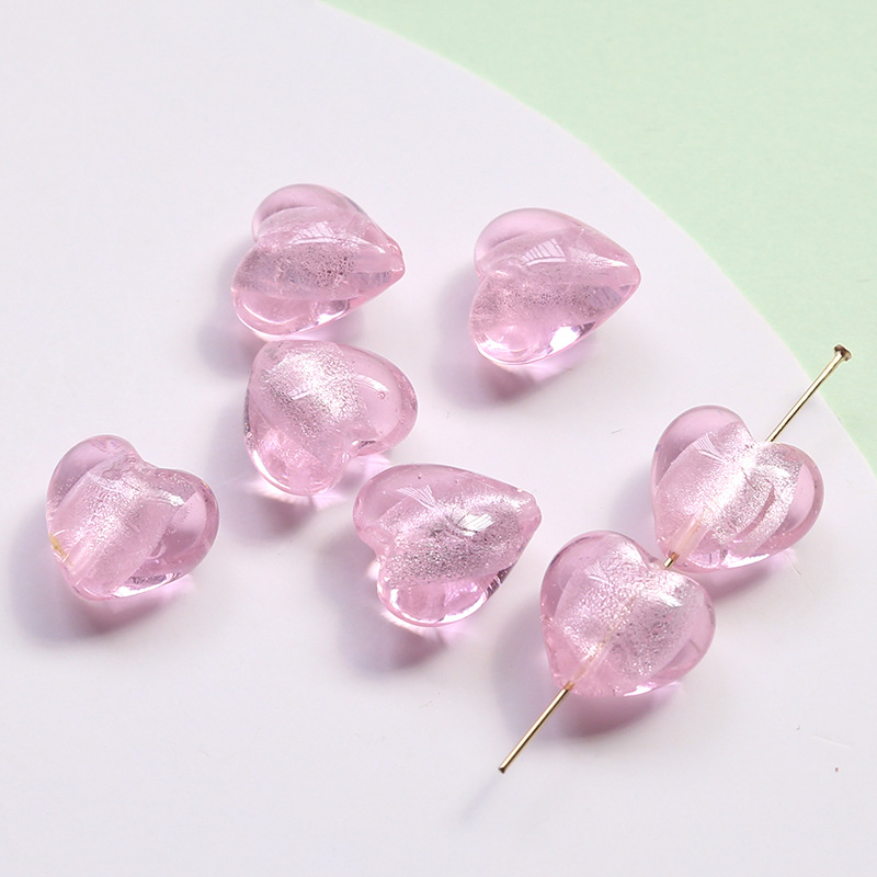 60g Weight Beads Jewelry Making Type Beaded Classification 10 PCS/Package Quantity Plastic, Resin Material Heart Shape Pattern All Seasons Season Vacation, Classic Style Style 10 PCS/Package Plastic Resin Heart Shape Beaded Beads 6