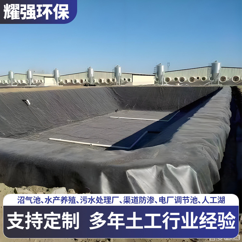 hdpe防渗膜鱼塘护坡土工膜沼气池防水膜填埋场全新料hdpe土工膜