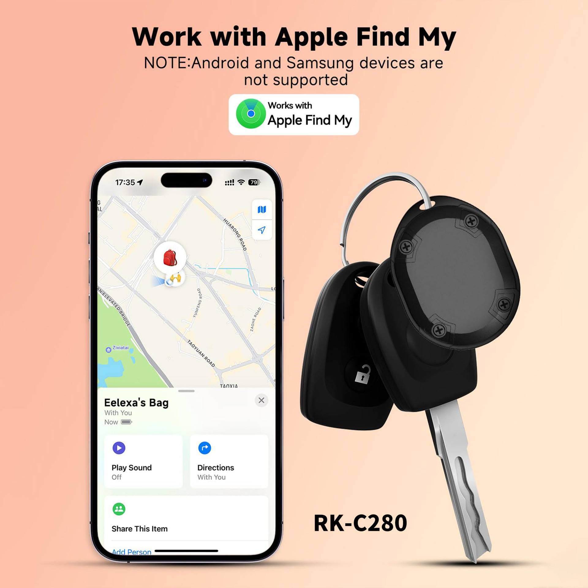 [Поискчик против потери AirTag BluetoothGPS ]