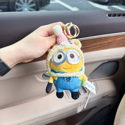 Seatbelt Cover Car Interior — Sürətlər qutusu və əl tormozu başlıqları - shoulder-pads-pendant-genuine-bob-cream-bear-lobster-clasp