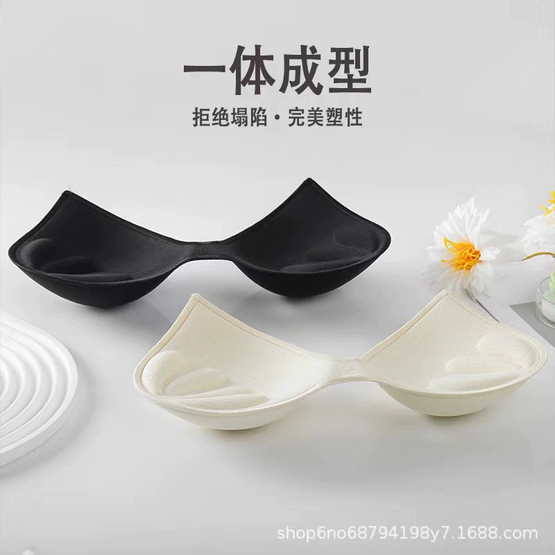 Top with cups, sports suit, bra, changeable supporting breast pads, breathable sponge underwear, increased thickness