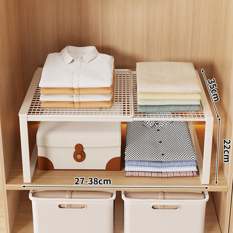 흰색 [접이식] 길이 27-38CM, 너비 35CM, 높이 22CM, 단일 레이어