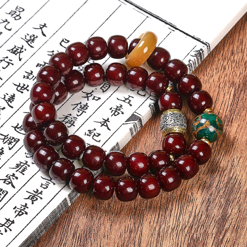 진세 이중원 11mm [세눈 dzi 비즈]