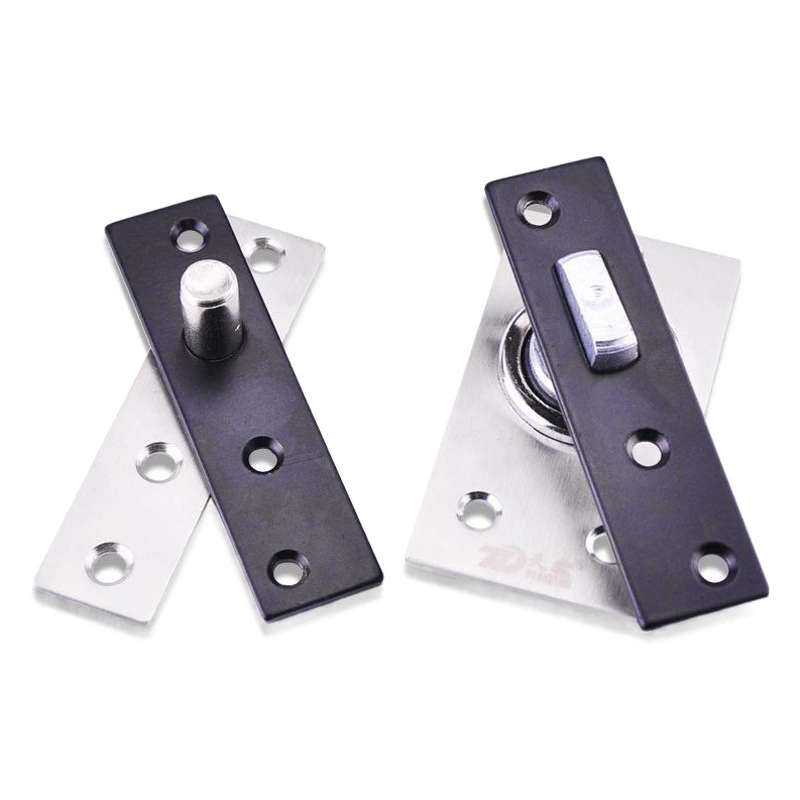 Петля на 360 градусов, верхняя и нижняя петля деревянной двери, ось двери, потолочная и напольная ось, вращающаяся скрытая петля, невидимая бесшумная конструкция двери.