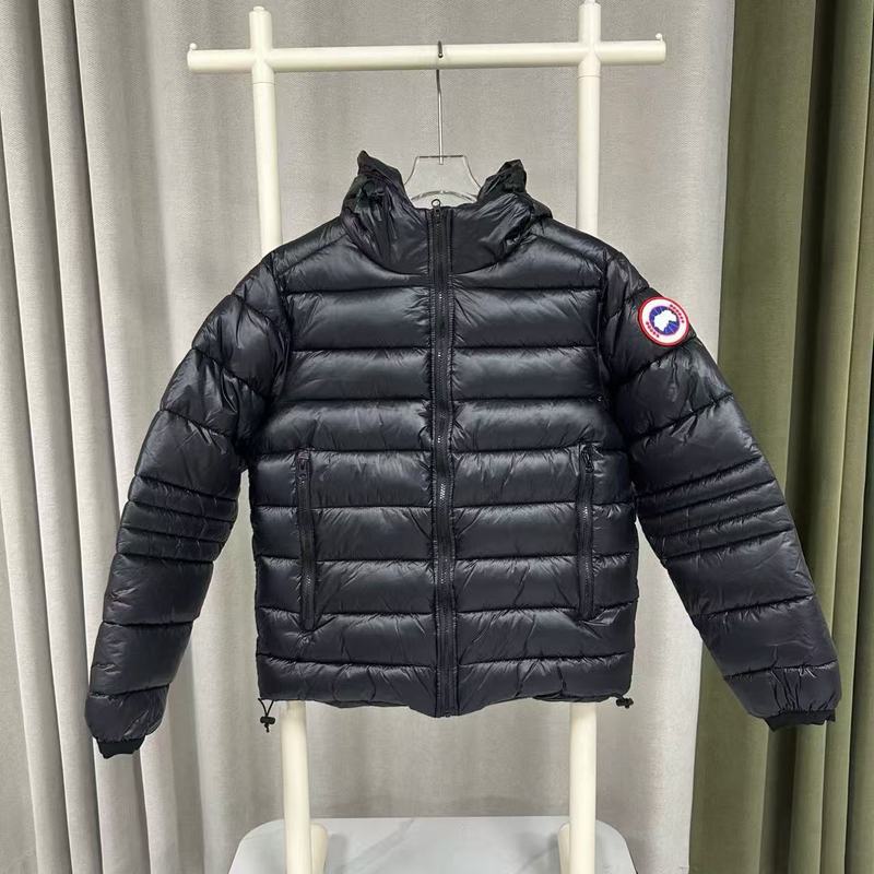 跨境外贸大鹅棉服男女同款保暖纯色连帽徽标棉服Cypress系列外套|undefined