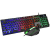 Reytic Kai 832 key mouse set new USB keyboard mouse light -emitting game kit colorful backlight generation