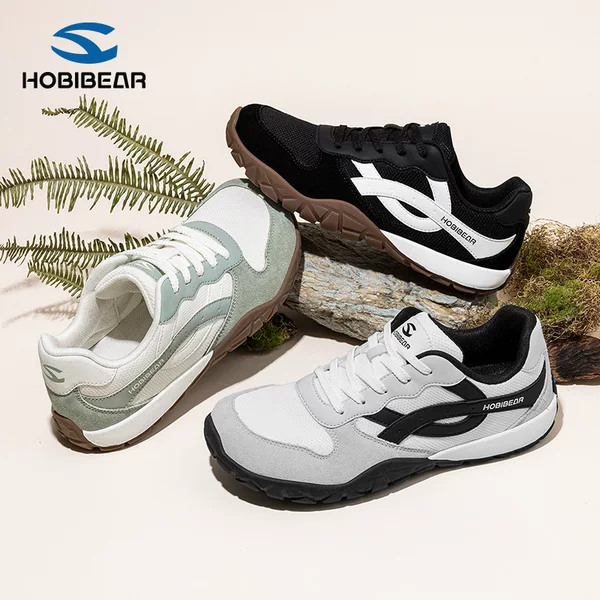 Hobibear Wide-Toe Casual Shoes for Spring and Autumn, Durable and Lightweight for Hiking, Suitable for Wide Feet, Everyday Wear, Direct Sales