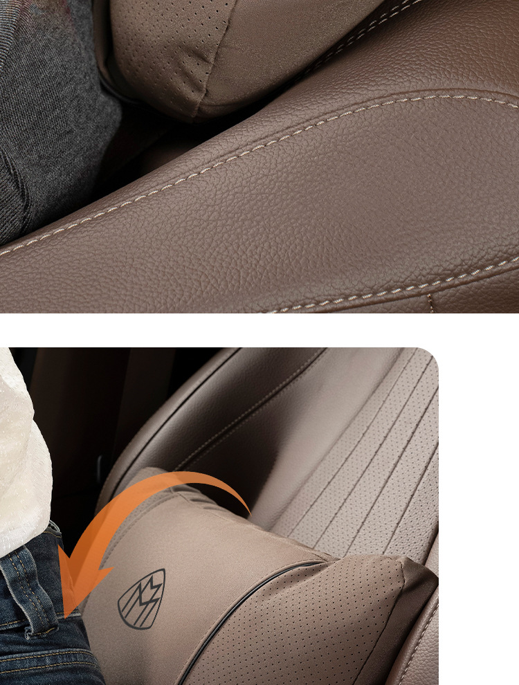 Suitable for Mercedes-Benz Maybach Headrest and Lumbar Cushion New S-Class S480/Gls600/S580/S680 Car Neck Pillow