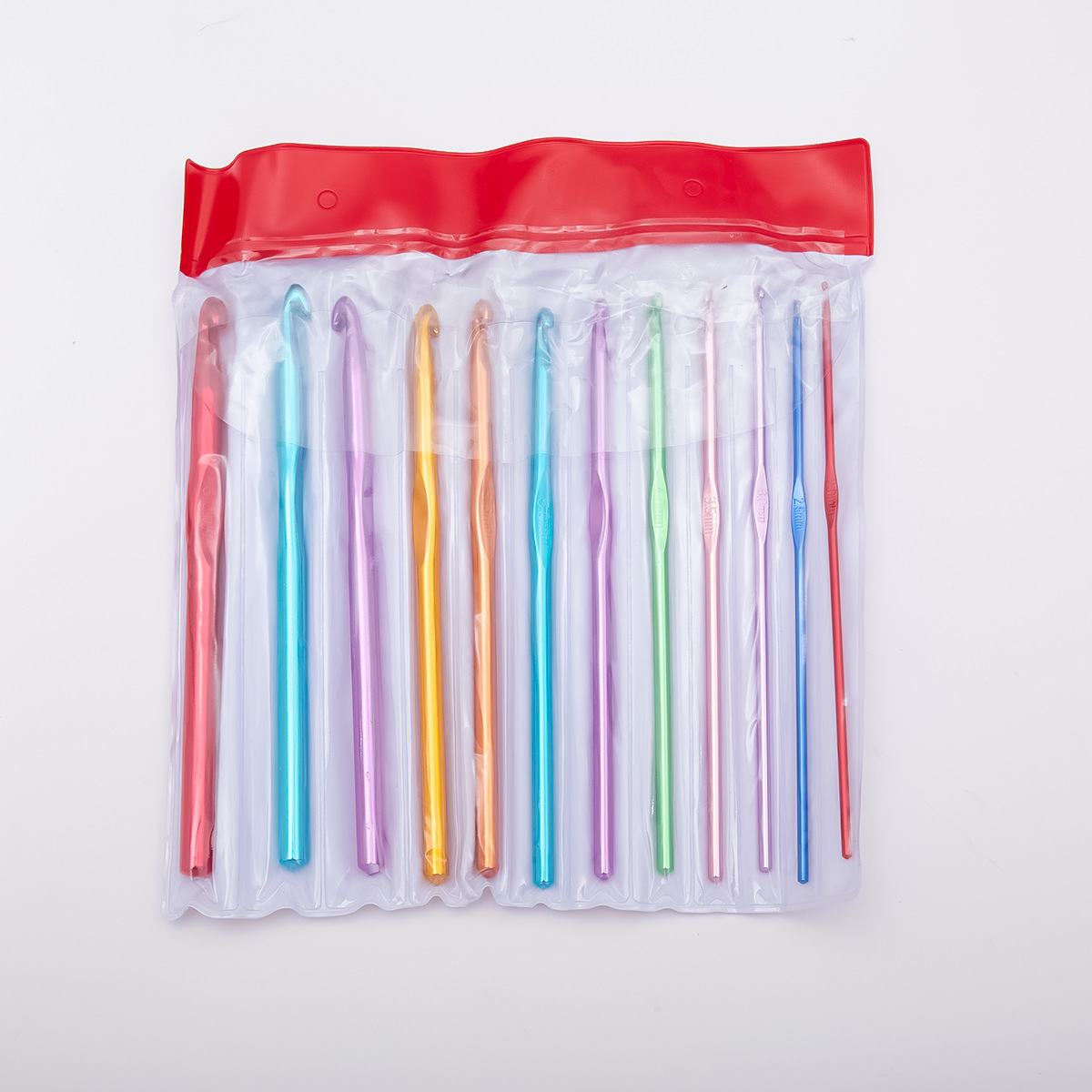 Uncinetti all'ingrosso in alluminio colorati a testa singola, strumenti per maglieria fai da te fatti a mano, set di uncinetti multi-specifica,_voghion.com