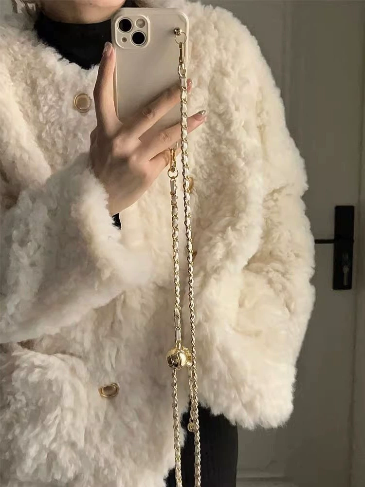 Белая цветная зимняя пуховая куртка, в стиле Chanel, для подростков, свободный крой, оверсайз, повышенная утеплённость