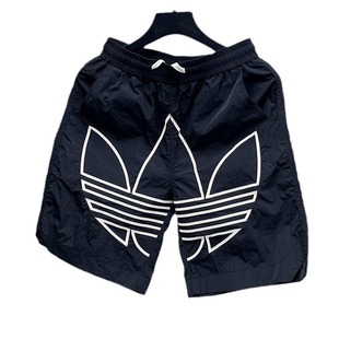 Summer Men's Shorts, Loose Casual Quick-Drying Sports Shorts, Thin, Handsome, Heavy-Duty Print, Contrasting Color Beach Pants
