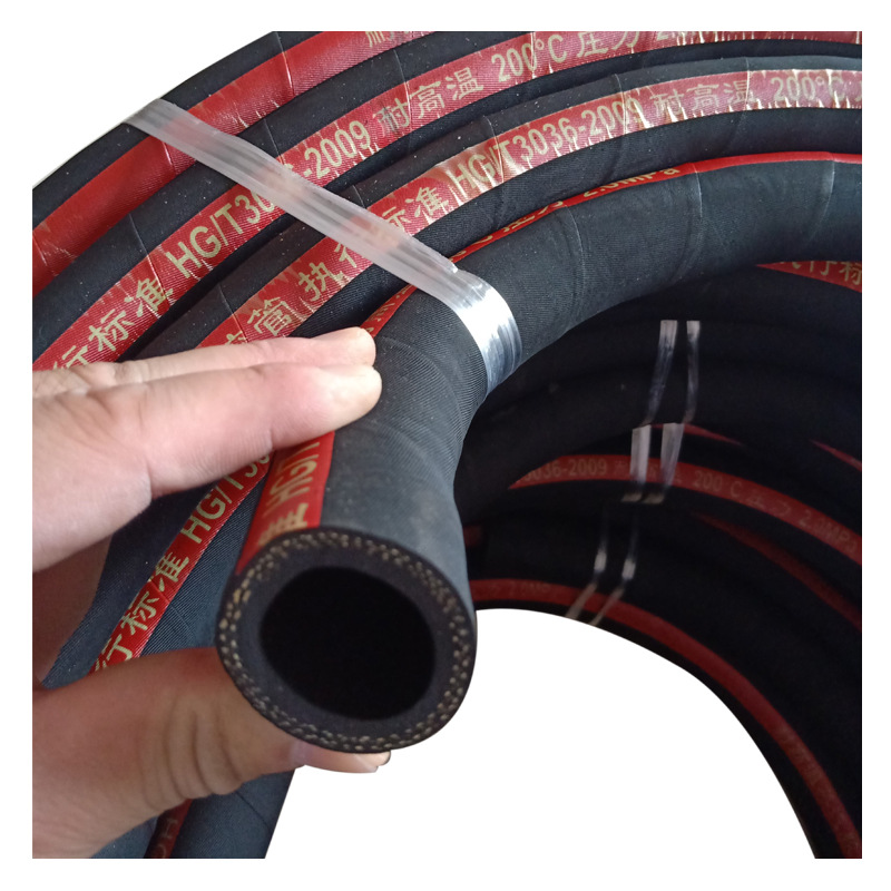 销售 加厚红色蒸汽胶管 钢丝编织高温胶管32*7*20m 38*7*20m
