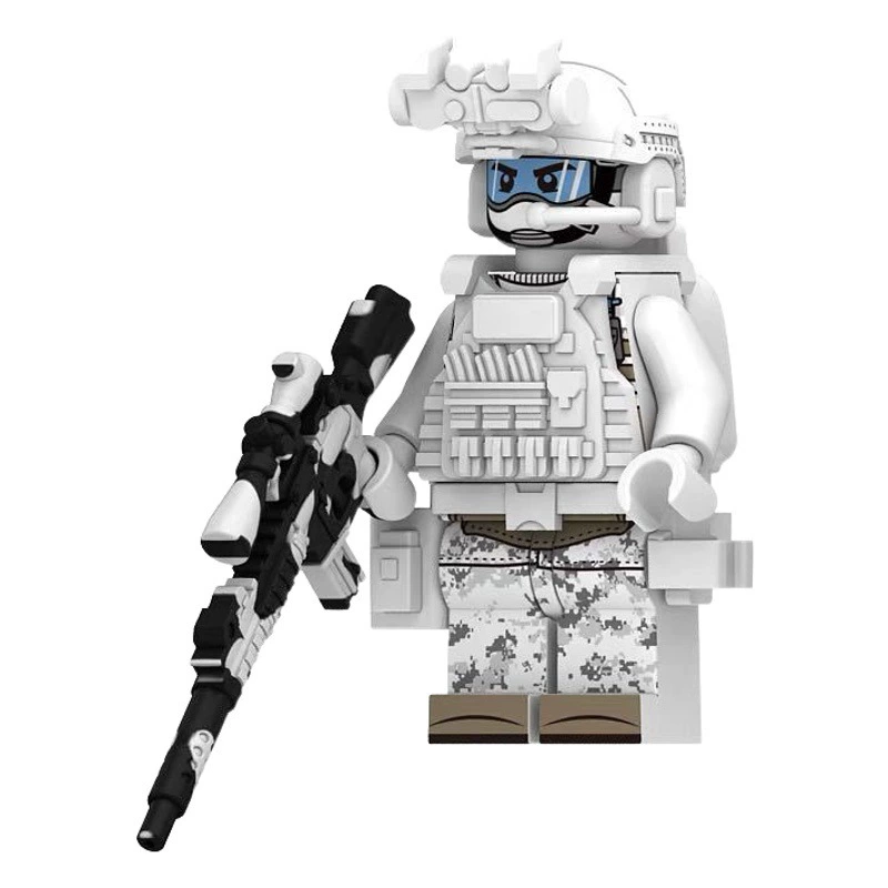 Новая трансграничная камуфляжная специальная солдатская гарнитура K152 и 180, оружейное снаряжение, костюм, мелкие частицы, строительные блоки, игрушка