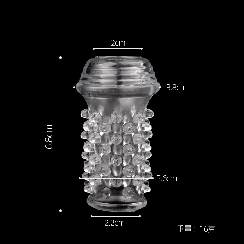 Spiked Textured Locking Condom Sleeve, TPE Reusable Extender, Fire Dragon Design — detail image 2
